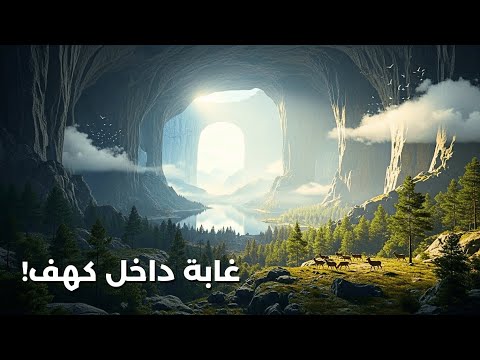 أكبر كهف في العالم غابة ونهر وغيوم داخل جوف الأرض