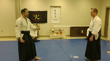 Multiple attackers strategy stretching out. Randori Sensei Christenham Sarpy Aikido seagal defense