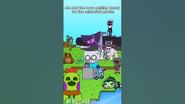 brawl stars x Minecraft #brawlstars #brawlstarsanimation #minecraft
