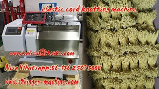 High Quality Elastic String Label Paper Air Freshener Hang Tag Stringer Threading Knot Tying Machine