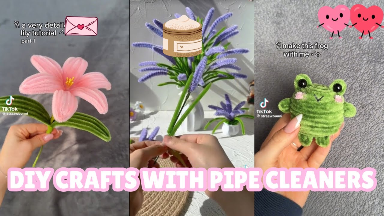 Creative DIY Pipe Cleaner Crafts You’ll Actually Want To Make 💐🐸