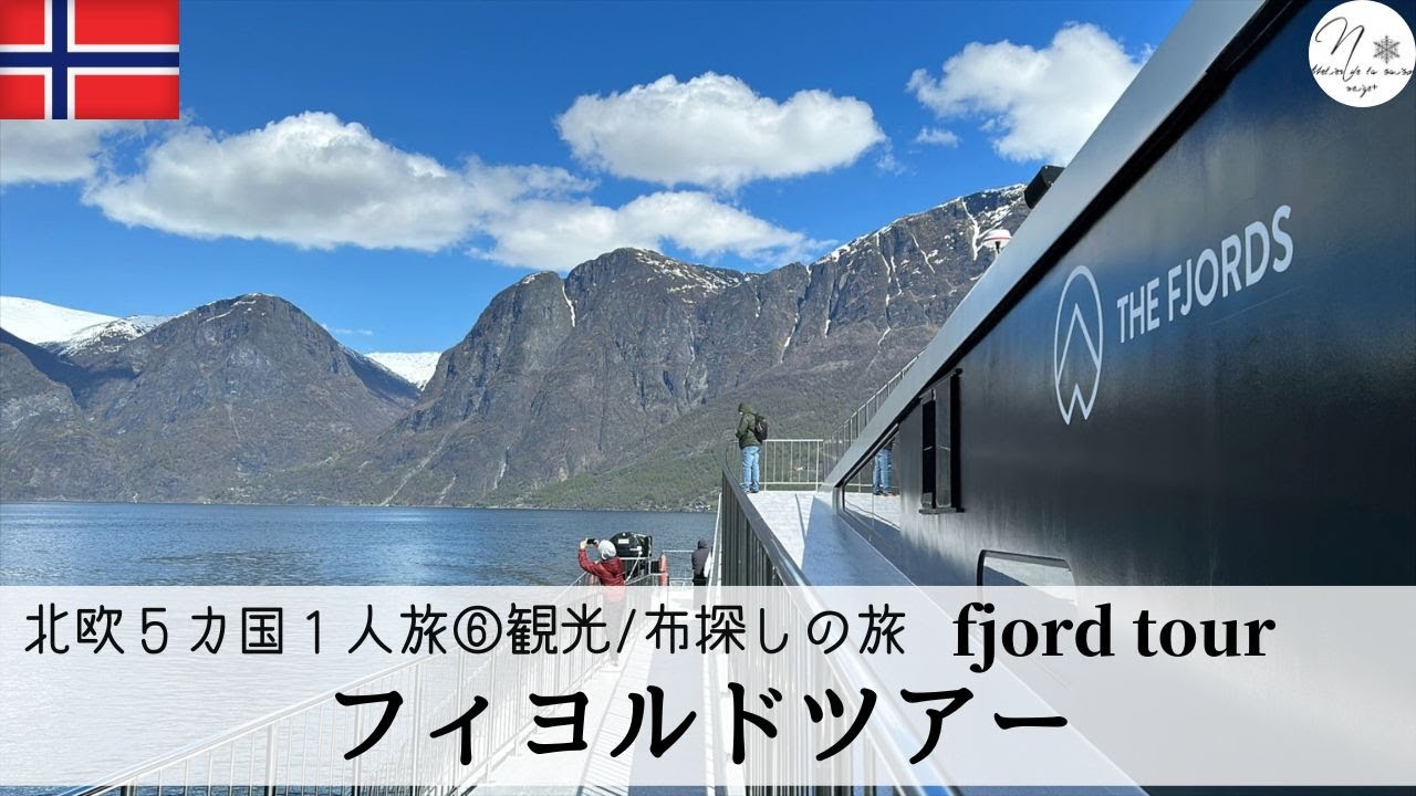 【オスロひとり旅🇳🇴⑥】絶景の連続！「ベルトラ」フィヨルドツアー。世界一美しいフロム鉄道からの車窓。ベルゲン→オスロ(2023/5/12) fjord tour norway旅のvlog #184