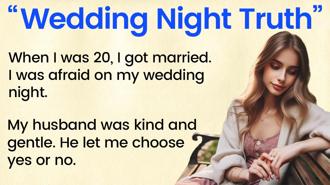 My Wedding Night Secret ✅ Emotional English Story (A1 / A2 Level) ✅