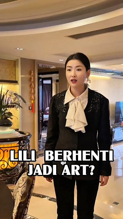 Lili quit her job, apparently…