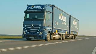 Nadwozia wymienne BDF marki GT z podestem przejazdowym. Realizacja dla Wurfel Logistik.