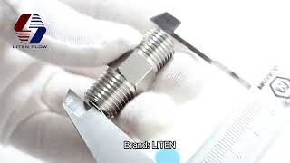 316 Stainless Steel Pipe Fitting Hex Nipple 1/4'' x 1/4' Male NPT 316 Stainless Steel Pipe Fitting Hex Nipple 1/4'' x 1/4' Male NPT