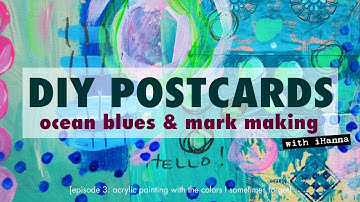 Diving into BLUE Mail Art | Let