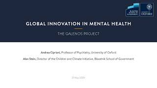 Global innovation in mental health: The GALENOS project