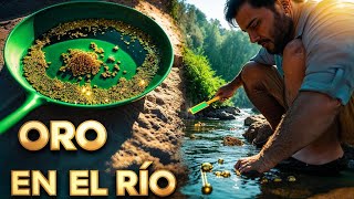 Buscando ORO en el río Nansa (Cantabria) | Prospección con batea