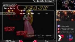 Shadowloo Showdown 5 SSBM: Armada vs Mytus (Peach vs Sheik)