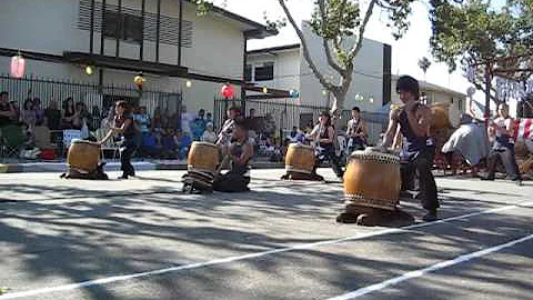 Gardena Obon Festival Taiko Performance 1/3
