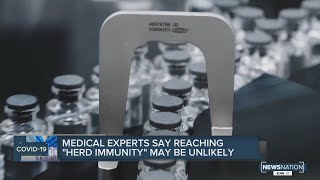 Some medical experts say reaching 'herd immunity' in the US may be unlikely