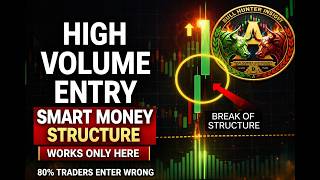 Smart Money Structure + High Volume Entry Strategy 80% Accurate