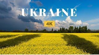 DRON NAD UKRAINĄ (4K UHD) - Sceniczny film - Wideo 4k
