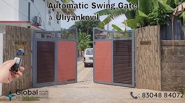 Automatic Roller Swing Gate motor installed at Uliyankovil, Kollam | Gate Automation 📞 8304884072