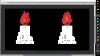 Lit Candle Speed 2D Pixel Art Animation Timelapse | Pyxel Edit screenshot 5