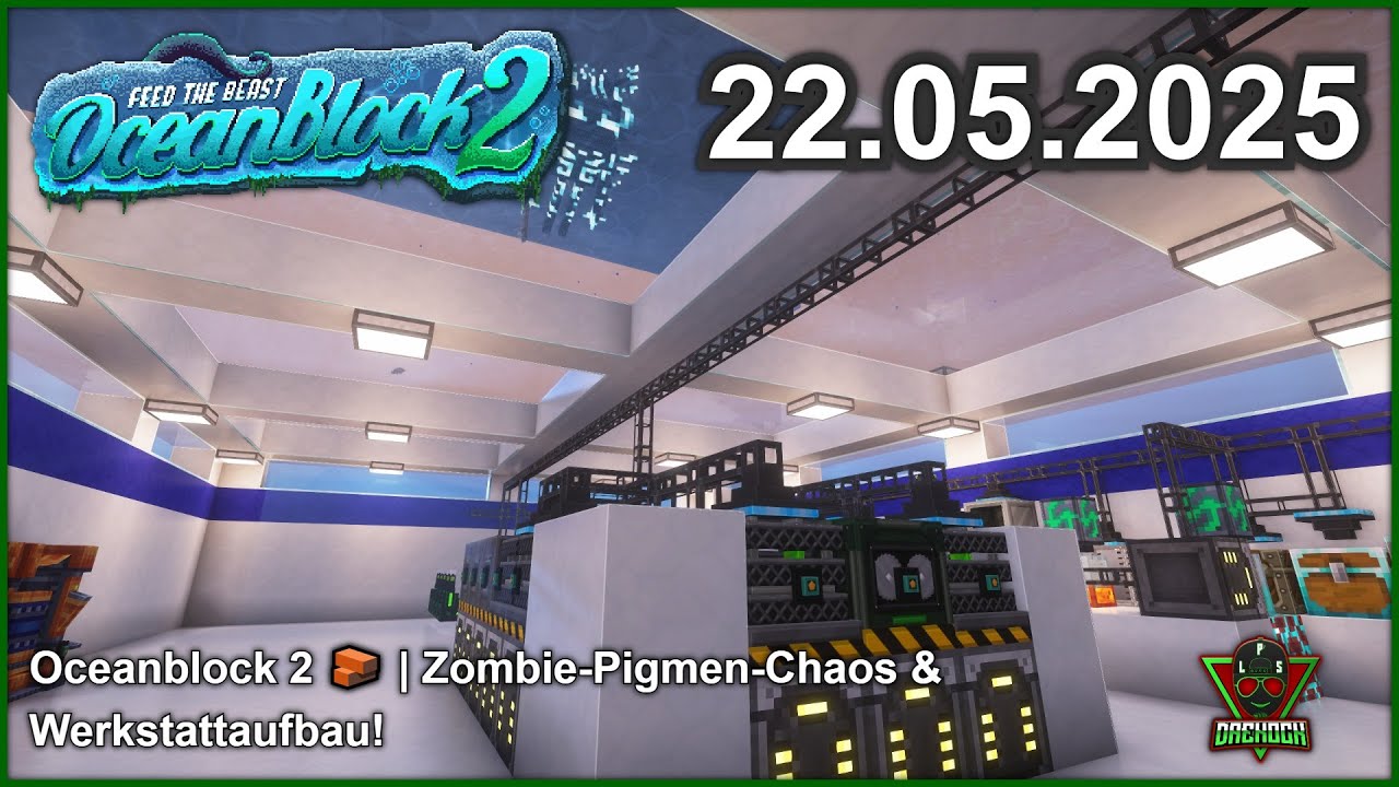 Oceanblock 2 🧱 | Zombie-Pigmen-Chaos & Werkstattaufbau! 