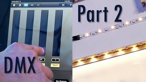 iPad Lighting Control by DMX & ArtNet Part 2