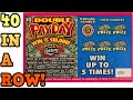 40 SCRATCH OFFS IN A ROW - FLORIDA LOTTERY TICKETS $$