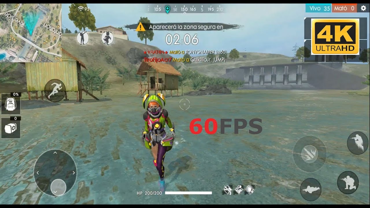 FREE FIRE EN 4K 60FPS | POCOPHONE F1 by FERNAN BLACK - 