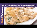 Scaloppine al vino bianco e prezzemolo secondo piatto facile e veloce