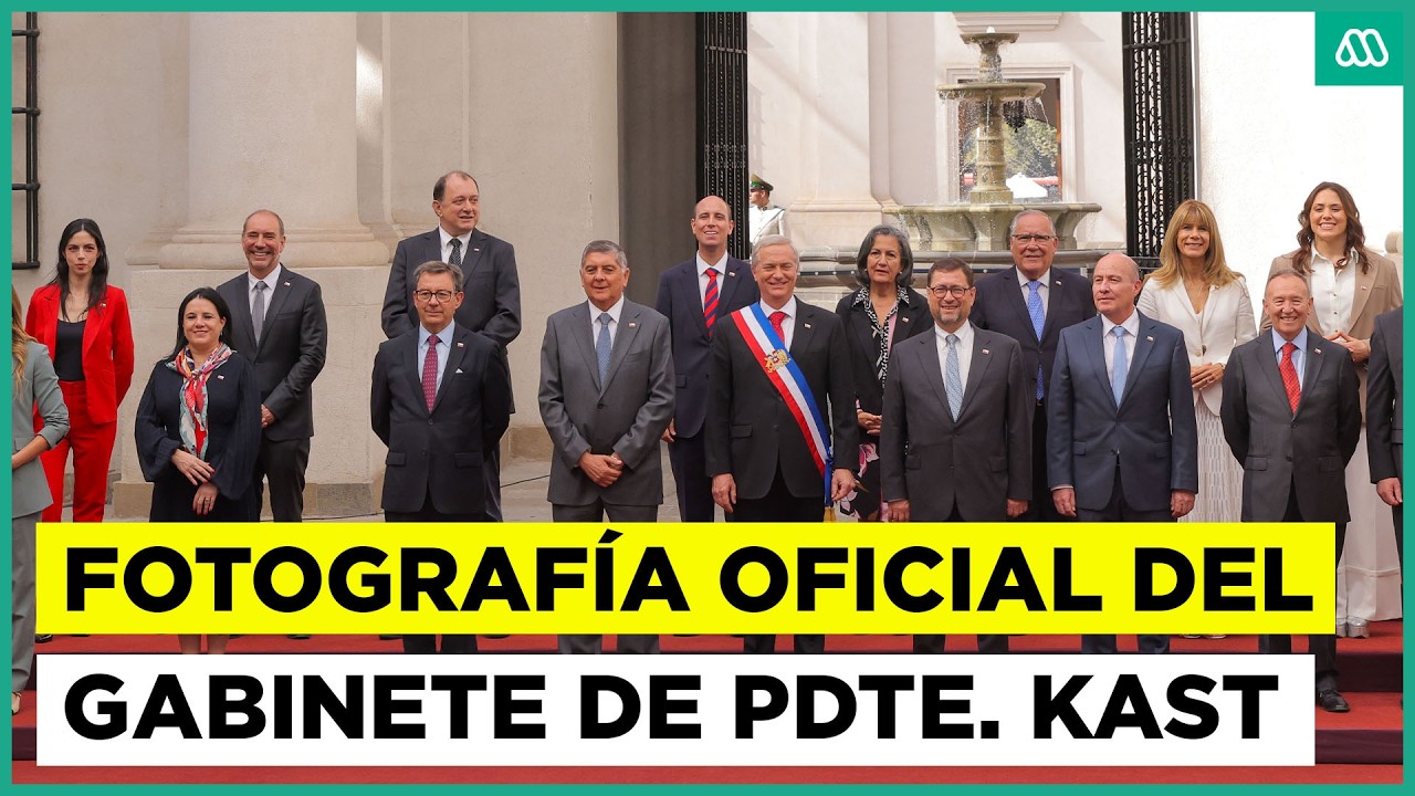 Presidente Kast se toma fotografía oficial con su Gabinete en La Moneda ...