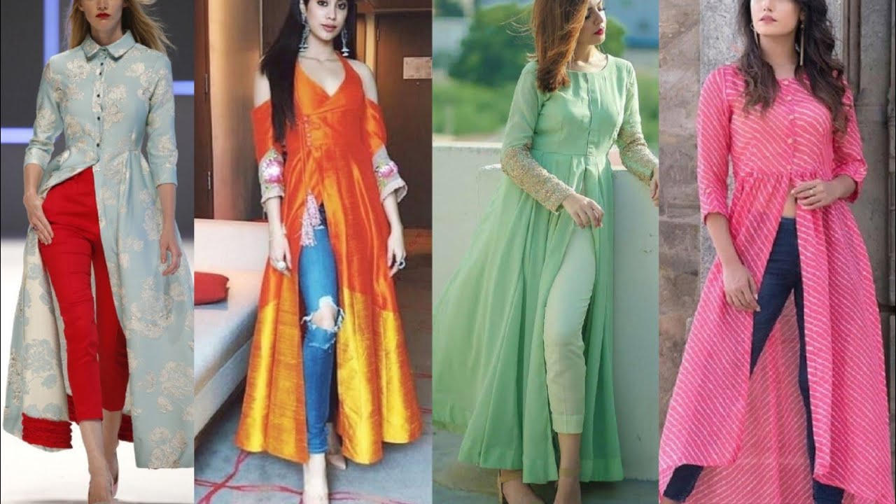 Stylish front slit kurti design ||front slit kurti design ||kurti ...