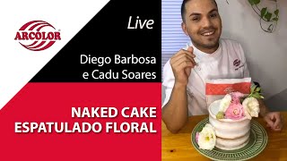 Naked Cake Espatulado Floral