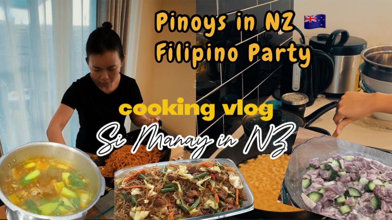 Cooking Filipino food for friends here in NZ 🇳🇿