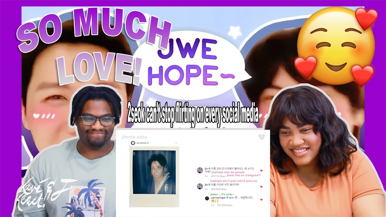 2seok can’t stop flirting on every social media| REACTION