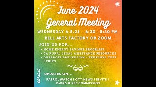 June 2024 - WCC General Meeting