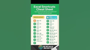 ⚡Top 20 phím tắt Excel bạn PHẢI biết,mẹo hay khi làm việc!short #excel #excelshortcuts #shorts