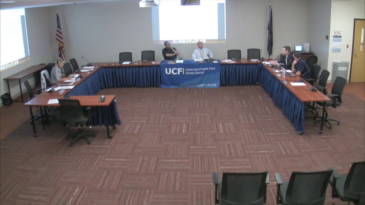 Unionville-Chadds Ford School District C&I Meeting - August 12th 2019, 4:30PM