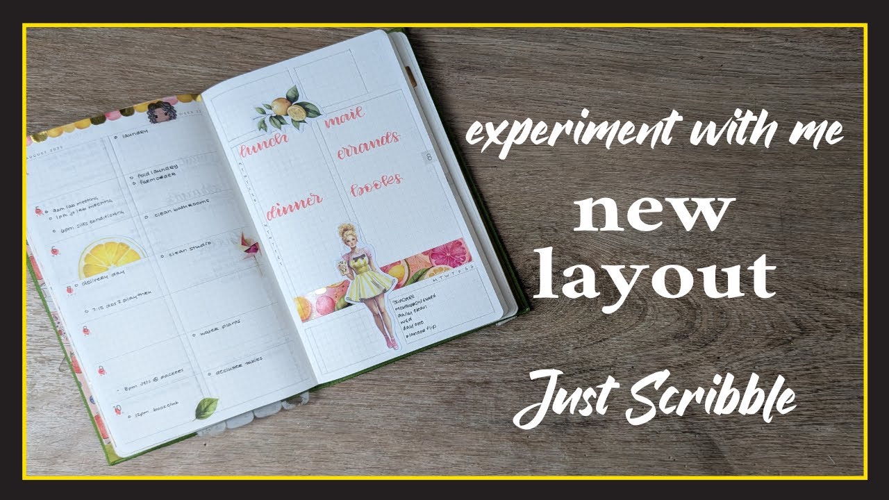 Layout Testing: 2026 Plans by @Just Scribble | I love this!