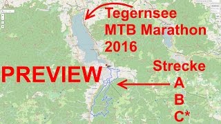 PREVIEW Strecke A B C* Tegernsee MTB Marathon 2016 | Tegernseer Tal Mountainbike GoPro www.eAlex.me