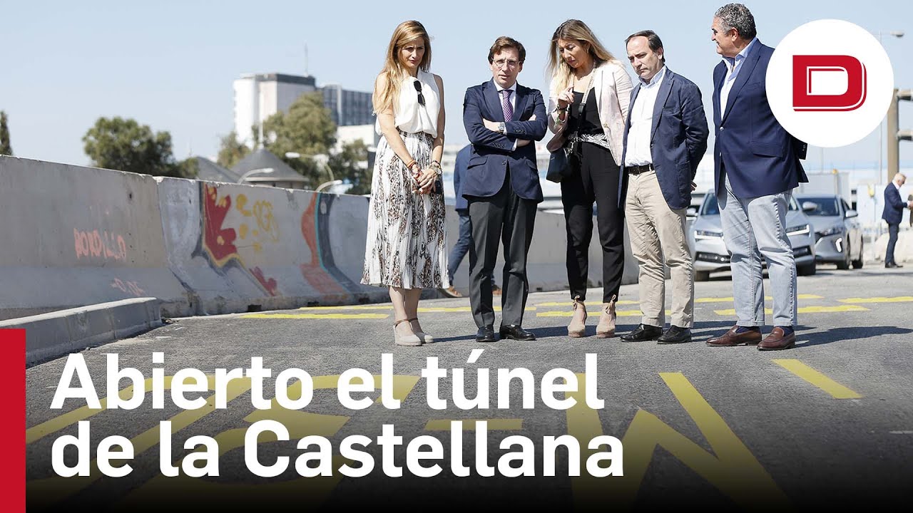 Abre el túnel de Nudo Norte que conecta Castellana con las M-30 y la M-11