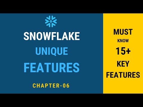 Snowflake Unique Features | Chapter-6 | Snowflake Hands-on Tutorial