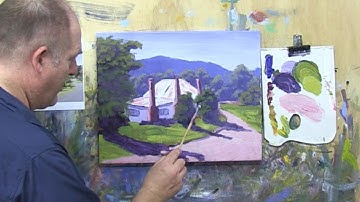 Learn To Paint TV E14 "Hills End Cottage" Acrylic Painting For Beginners Step By Step.