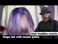 Huge fail with manic panic - Hair Buddha reaction video