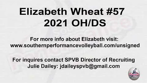 Elizabeth Wheat - 2021 OH/DS
