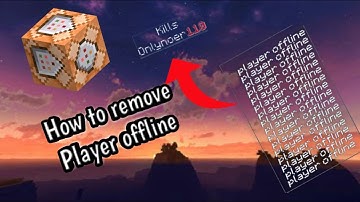 How to remove player offline Minecraft Bedrock Edition 1.16 *NEW WAY*