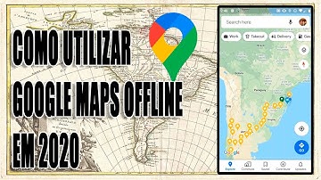 Tutorial: Como utilizar google maps offline em |2020| para ir para qualquer lugar sem internet.