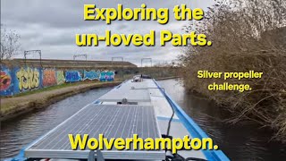 I explore the unloved canals of Wolverhampton and its city center. My narrowboat travels continue..
