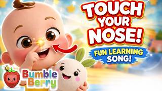Touch Your Nose Fun Action Song For Babies, Toddlers