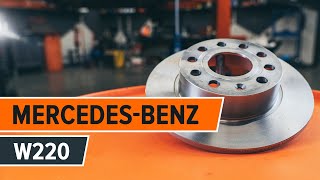 Montare Disc frana din față si din spate MERCEDES-BENZ S-CLASS: tutorial video