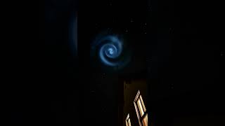A Strange Blue Spiral Can Be Seen Over Europe Yesterday