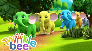 Ek Mota Hathi Jhoom Ke Chala | एक मोटा हाथी 🐘 | Learn Counting & Friendship | Hindi Rhymes for Kids
