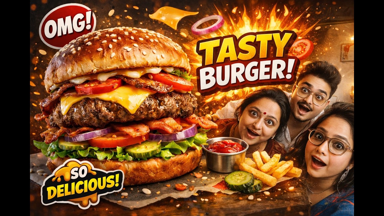 Burger 🍔 Preparation 😋😋