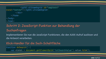AJAX - Wie man Werte effizient mit UpdatePanels zum Server zurücksendet
