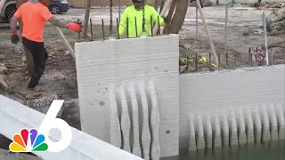 3D printed seawall is being installed in Miami Beach. Here's what it looks like